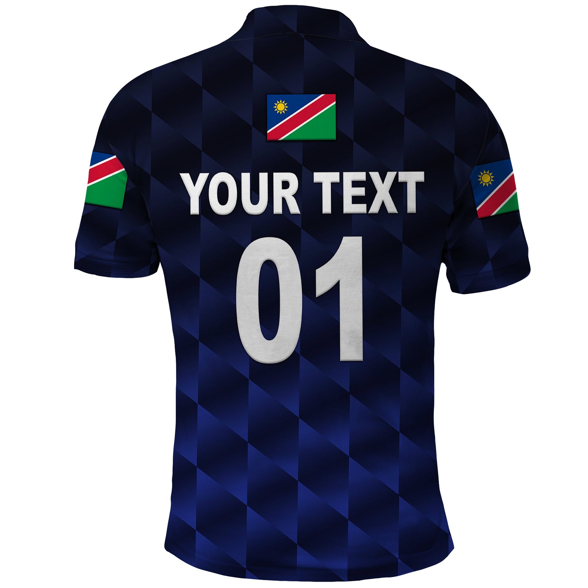 Custom Namibia Cricket Polo Shirt Unique Style Navy LT8