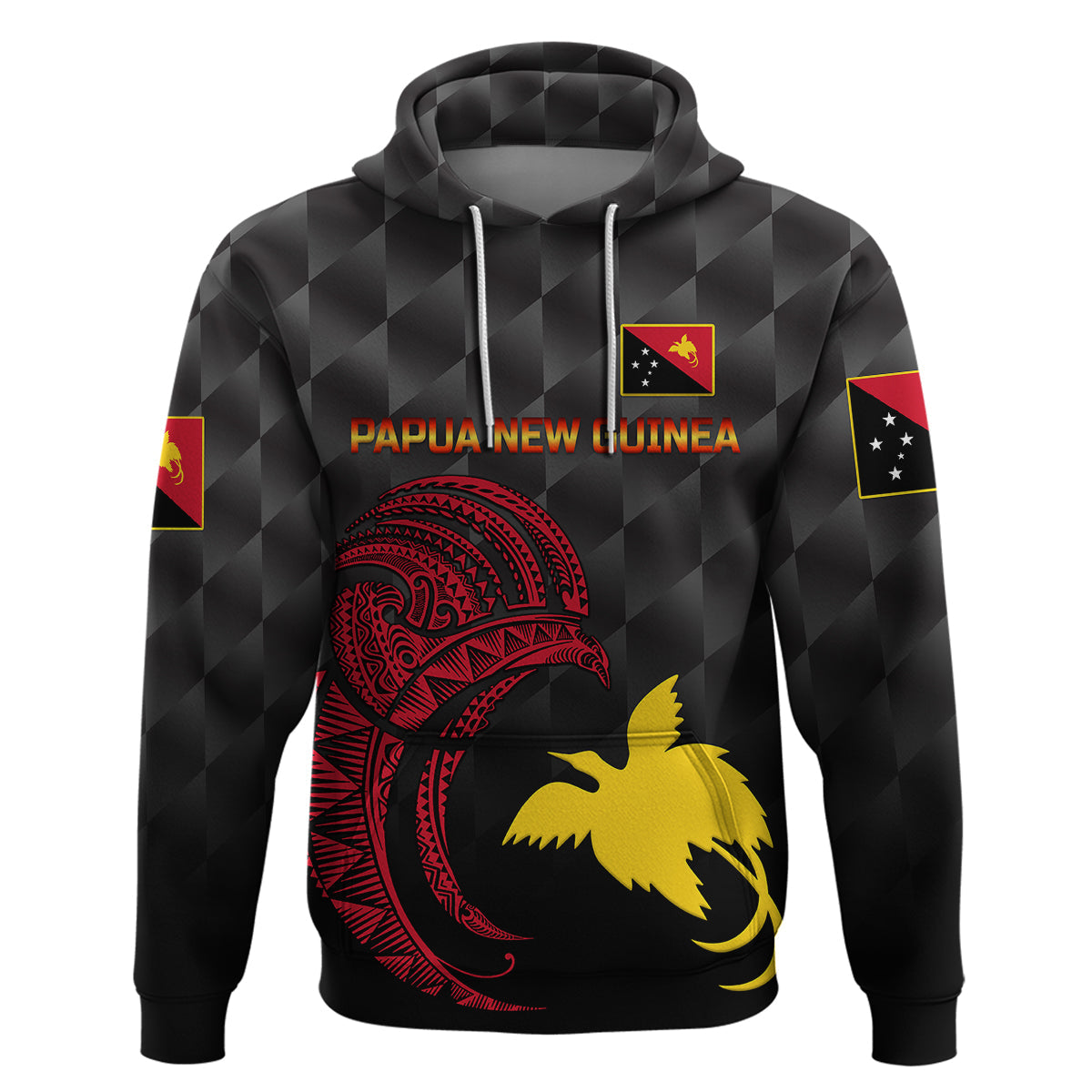Custom Papua New Guinea Barramundis CrickeHoodie Birds Of Paradise Paradisaea Raggiana Original Black LT8