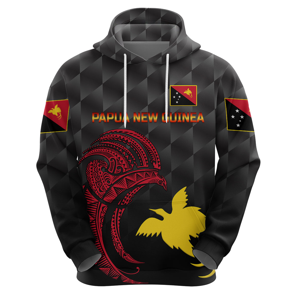 Custom Papua New Guinea Barramundis CrickeHoodie Birds Of Paradise Paradisaea Raggiana Original Black LT8