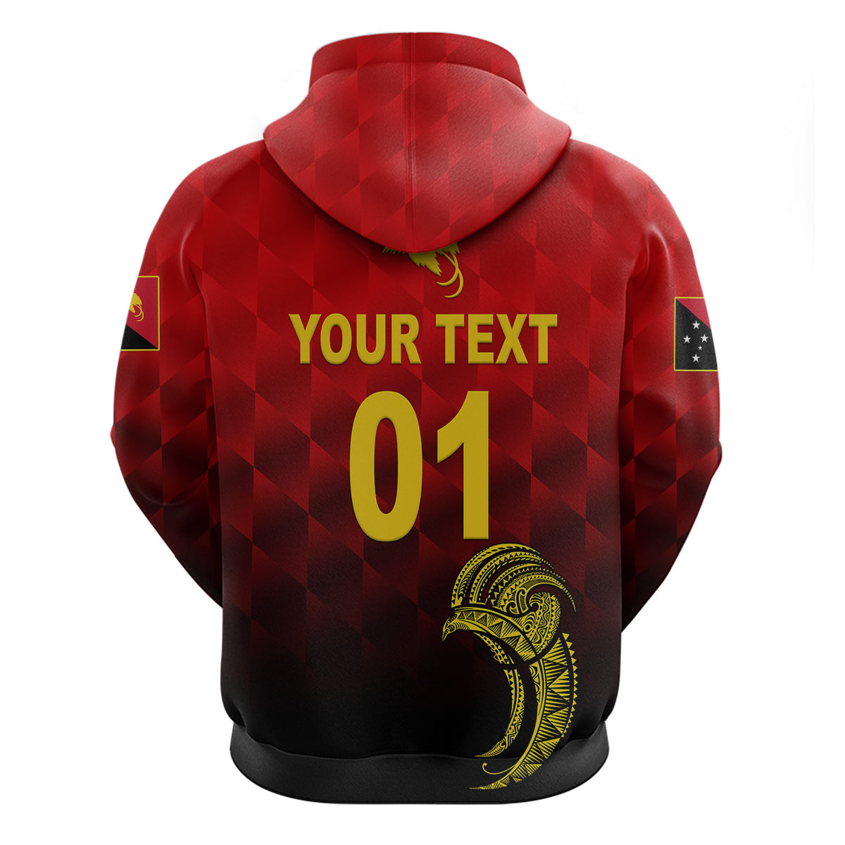 Custom Papua New Guinea Barramundis CrickeHoodie Birds Of Paradise Paradisaea Raggiana Original Red LT8