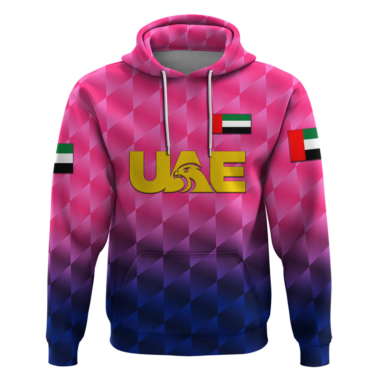 Custom United Arab Emirates UAE CrickeHoodie Falcon Unique Pink LT8