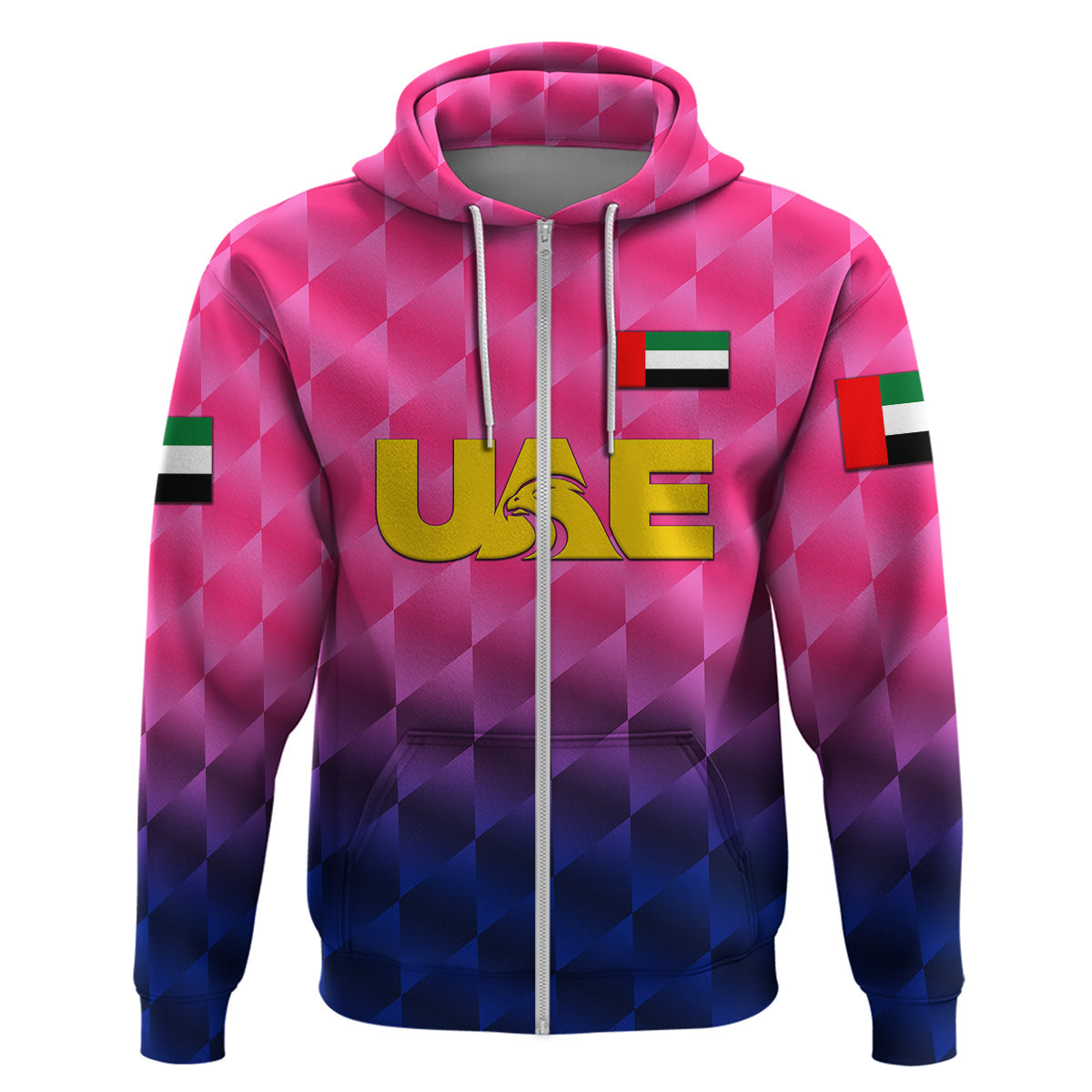 Custom United Arab Emirates UAE CrickeHoodie Falcon Unique Pink LT8