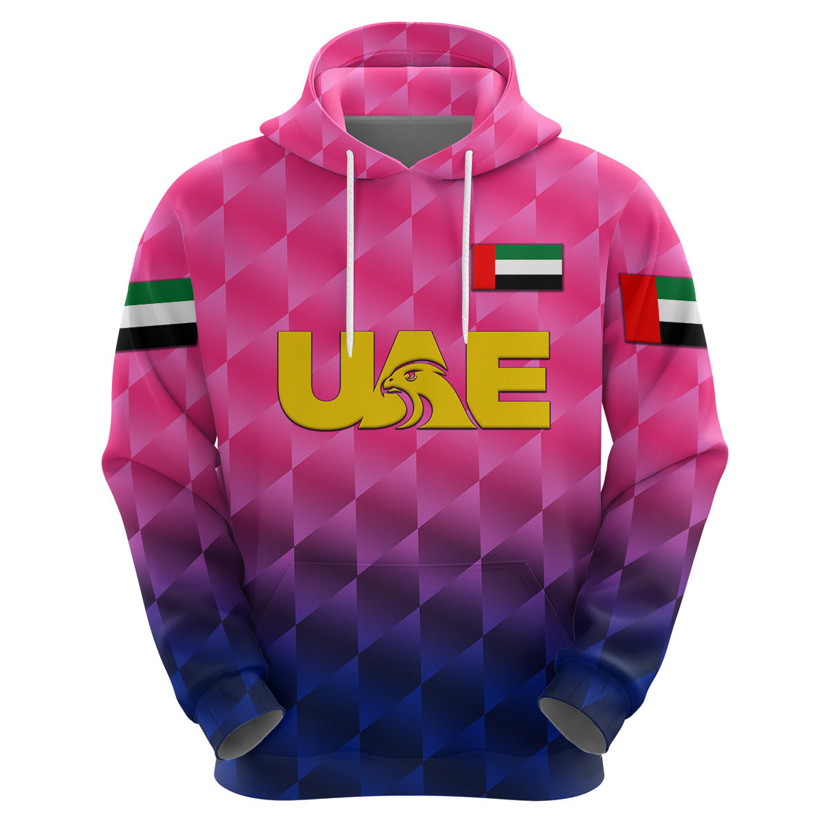 Custom United Arab Emirates UAE CrickeHoodie Falcon Unique Pink LT8