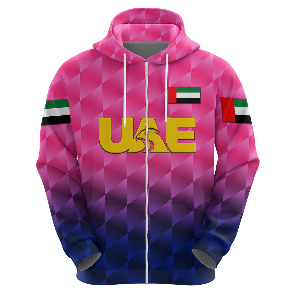 Custom United Arab Emirates UAE CrickeHoodie Falcon Unique Pink LT8