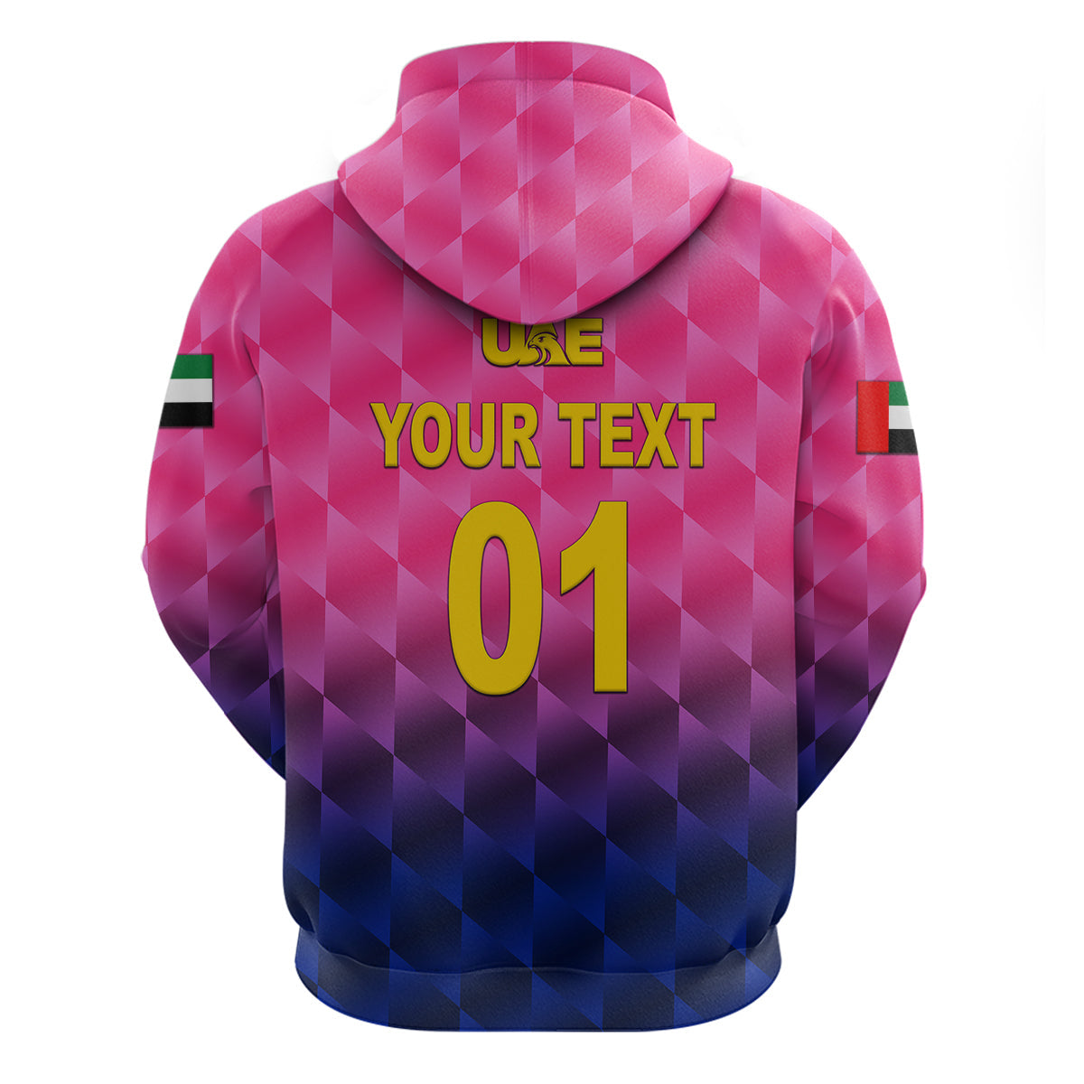Custom United Arab Emirates UAE CrickeHoodie Falcon Unique Pink LT8