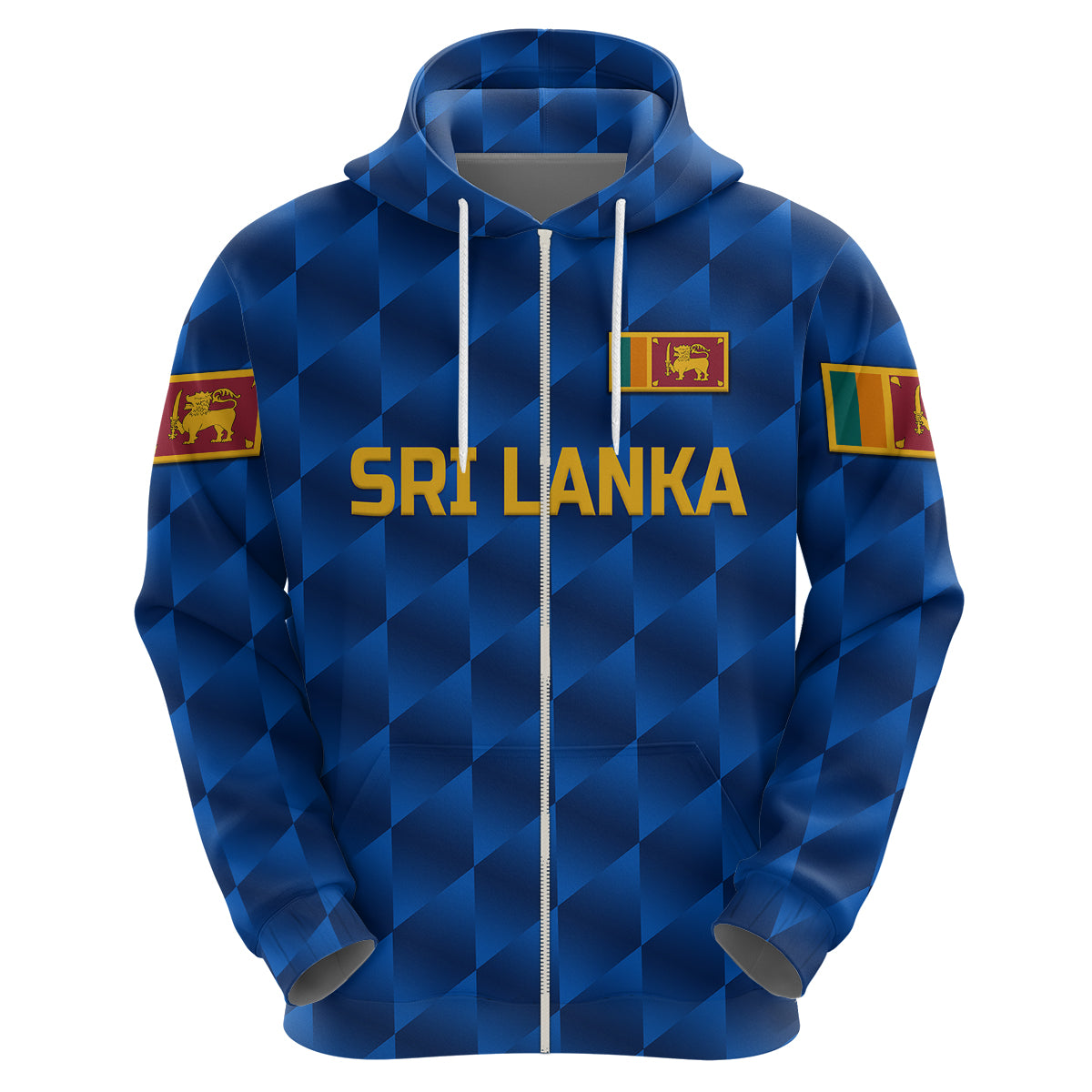 Custom Sri Lanka CrickeHoodie The Lions Unique Blue LT8