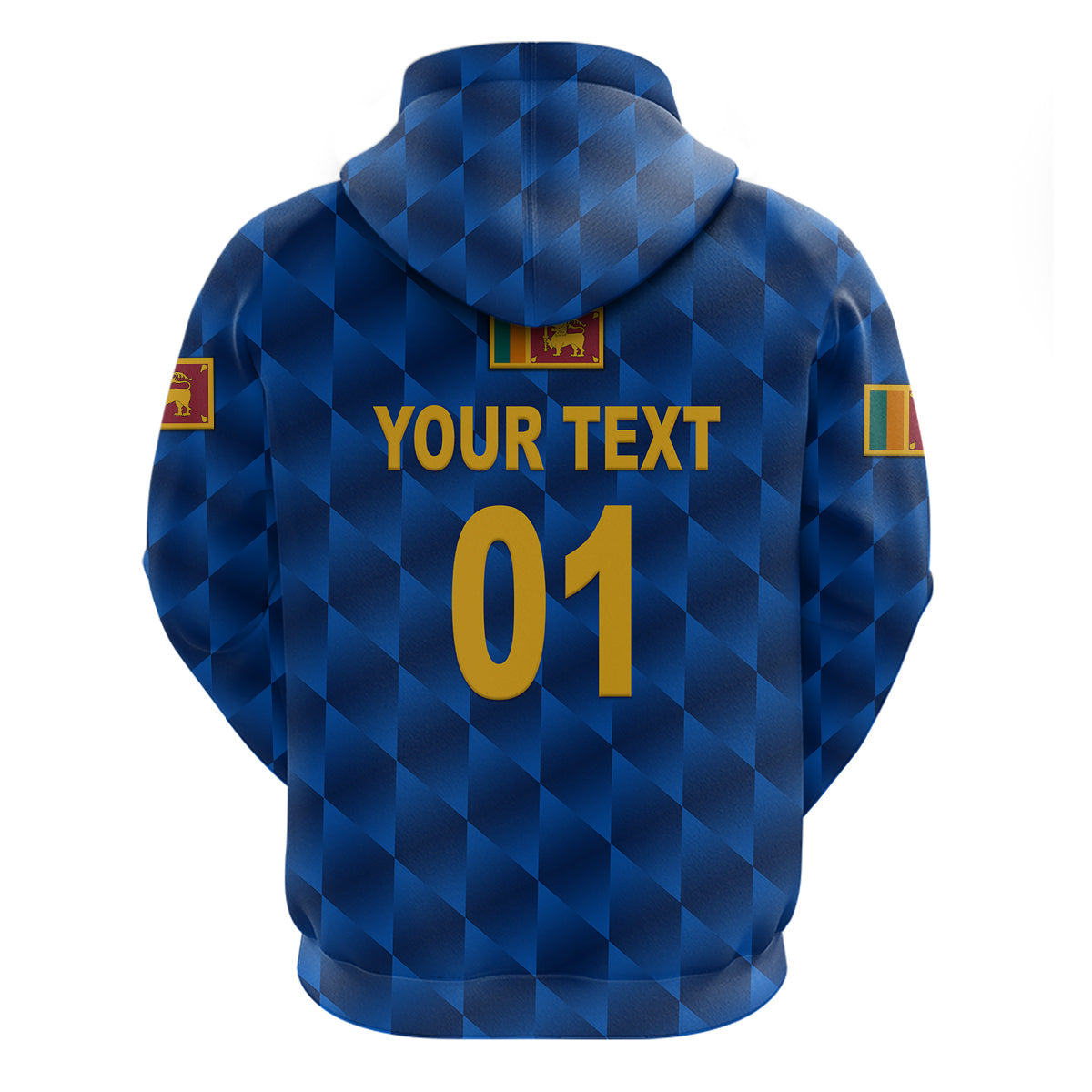 Custom Sri Lanka CrickeHoodie The Lions Unique Blue LT8