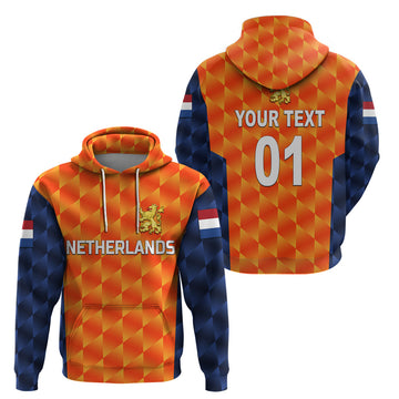 Custom Netherlands Cricket Dutch Lion Hoodie Unique Orange LT8
