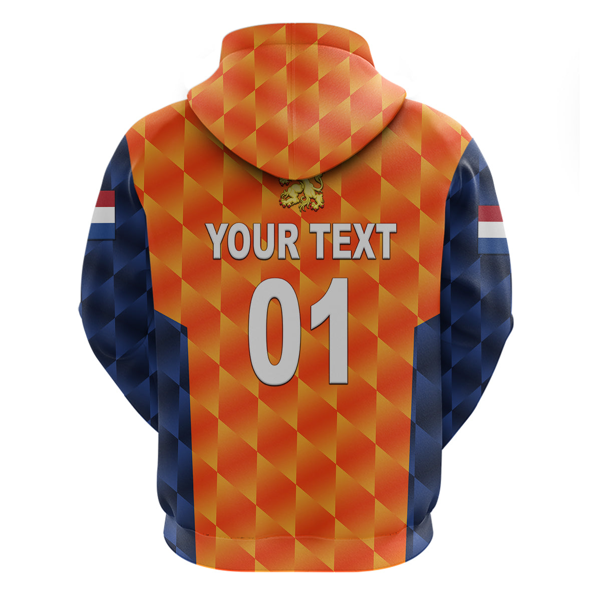 Custom Netherlands Cricket Dutch Lion Hoodie Unique Orange LT8