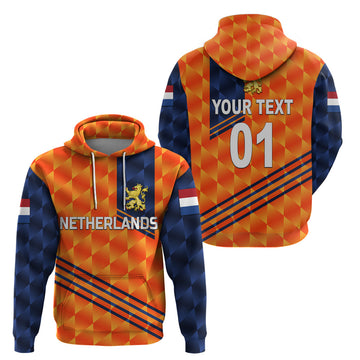 Custom Netherlands Cricket Dutch Lion Hoodie Special Orange LT8