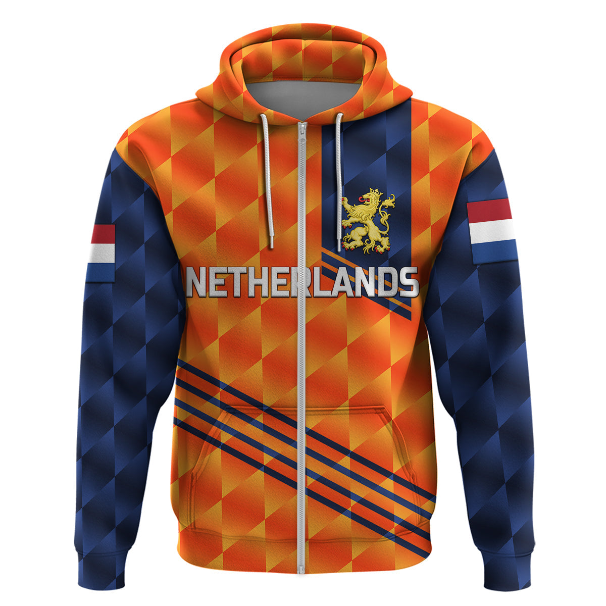 Custom Netherlands Cricket Dutch Lion Hoodie Special Orange LT8