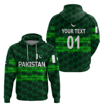 Custom Pakistan CrickeHoodie Pak Shaheens Unique Dark Green LT8