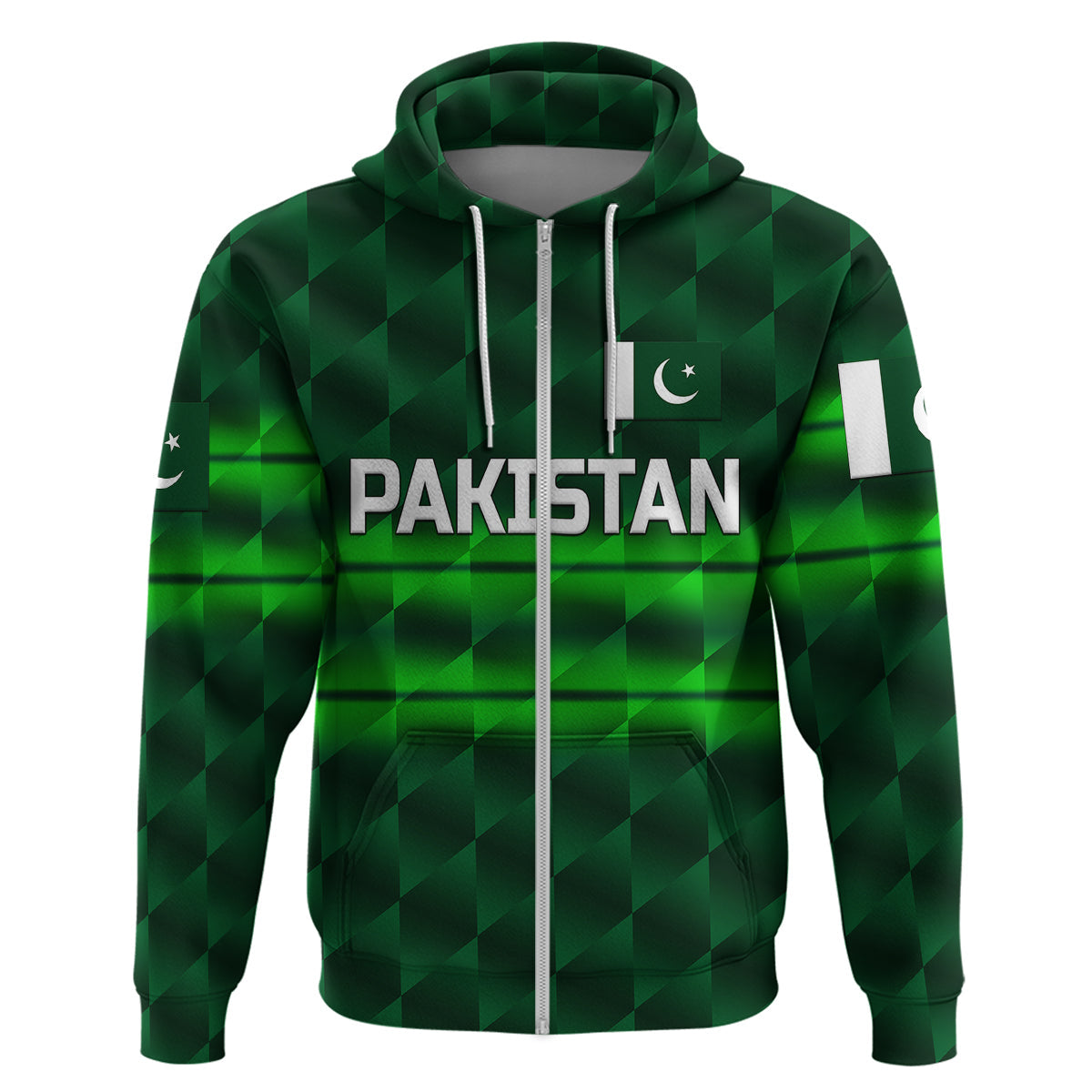 Custom Pakistan CrickeHoodie Pak Shaheens Unique Dark Green LT8