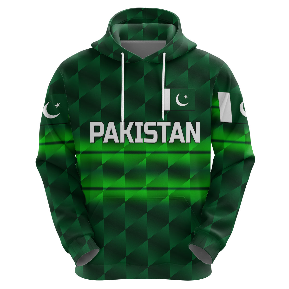 Custom Pakistan CrickeHoodie Pak Shaheens Unique Dark Green LT8