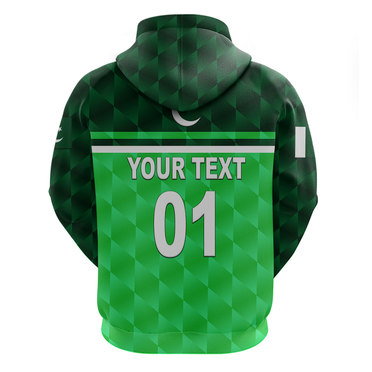 Custom Pakistan CrickeHoodie Pak Shaheens Unique Green LT8