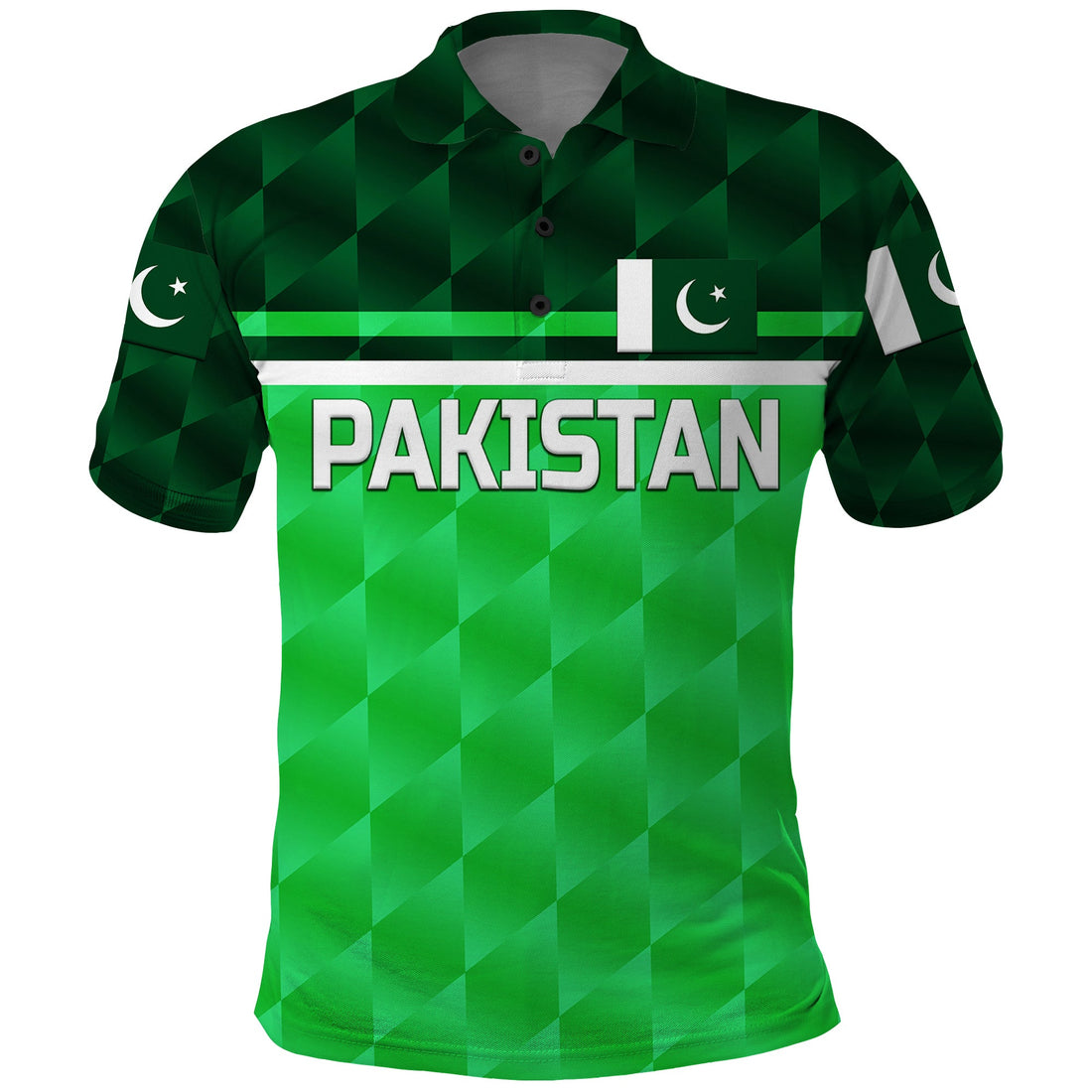 Custom Pakistan Cricket Polo Shirt Pak Shaheens Unique Green LT8
