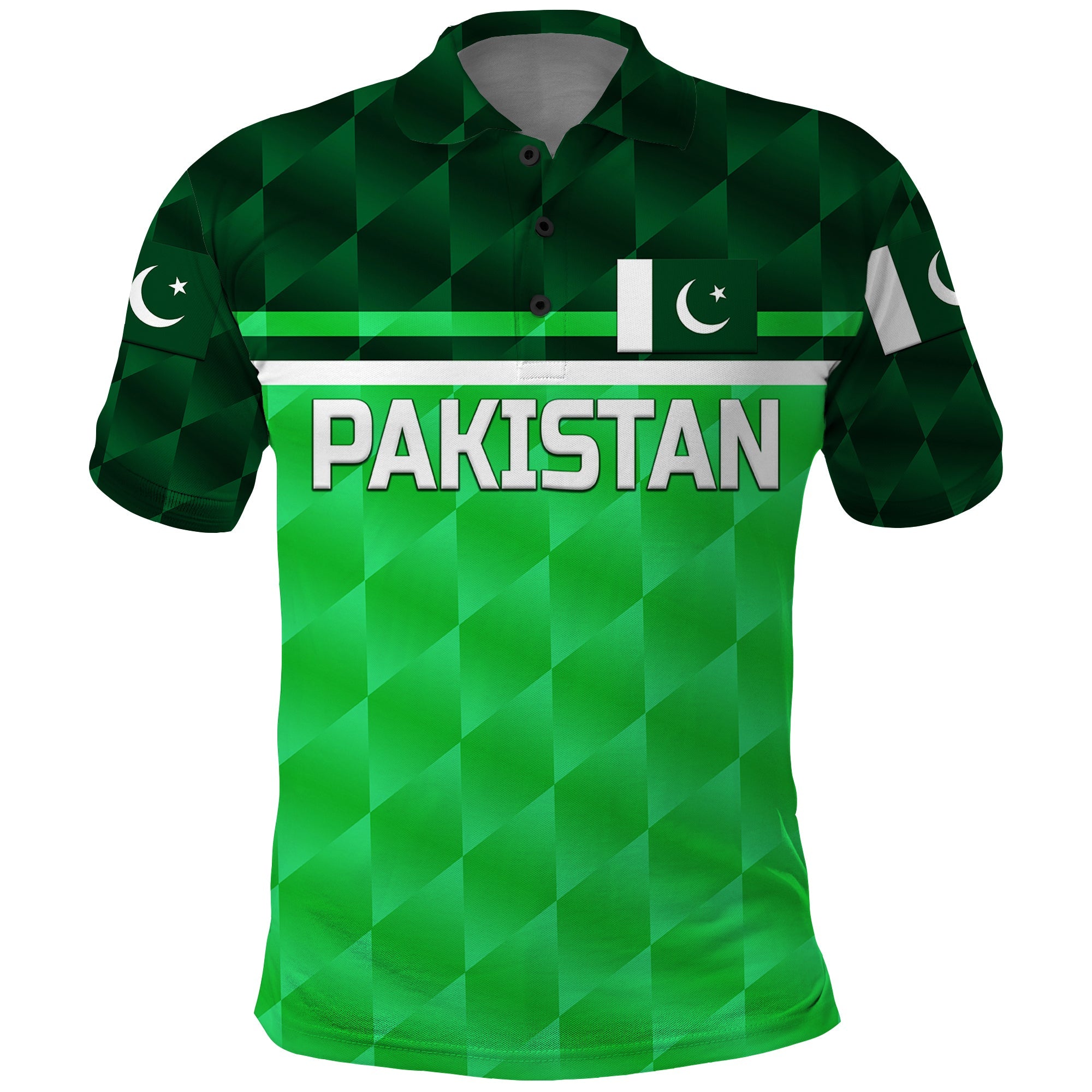 Custom Pakistan Cricket Polo Shirt Pak Shaheens Unique Green LT8
