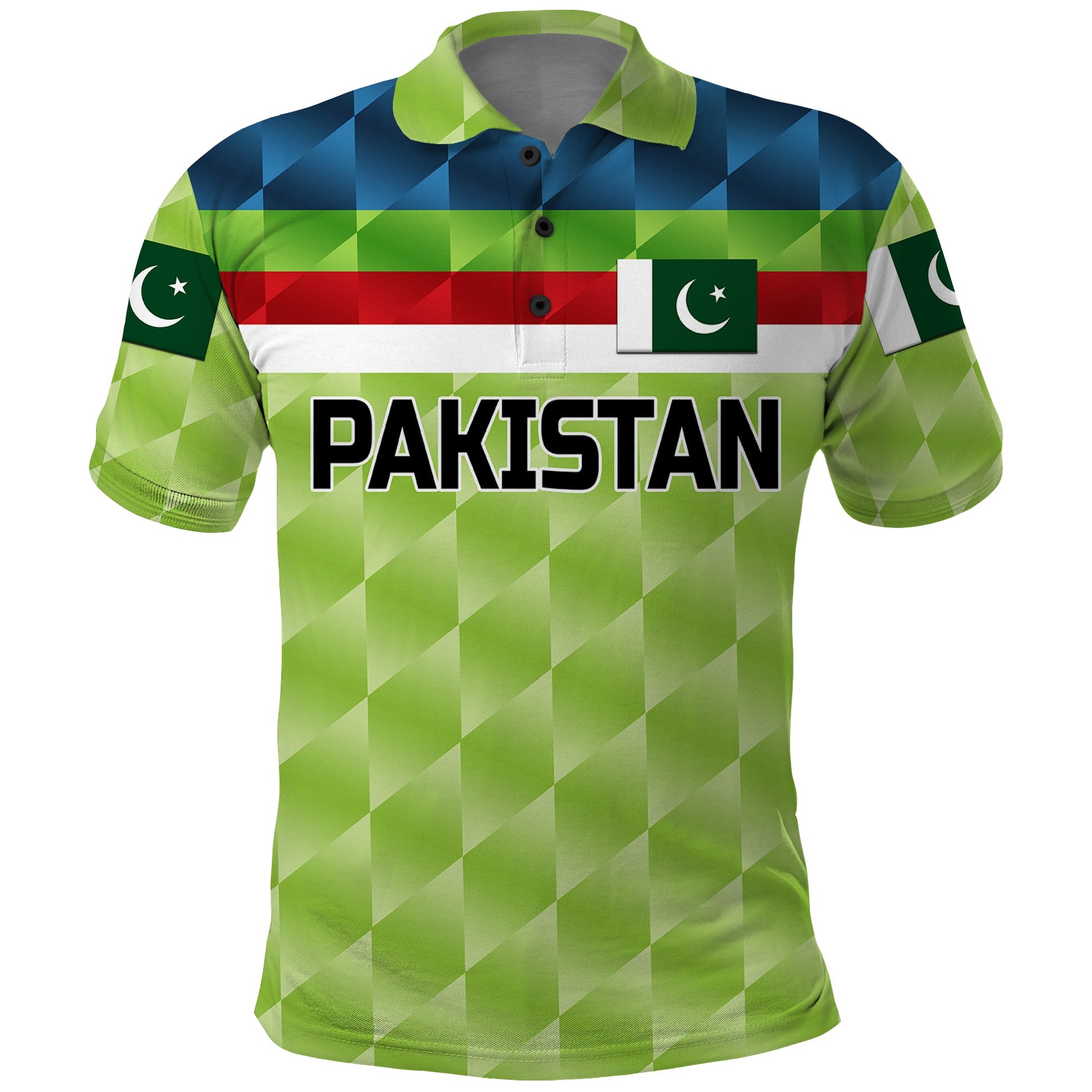 Custom Pakistan Cricket Polo Shirt Pak Shaheens Pride 1992 Champions LT8