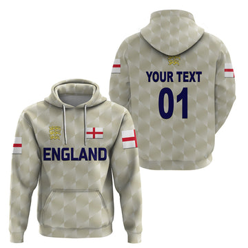 Custom England CrickeHoodie Unique Beige LT8