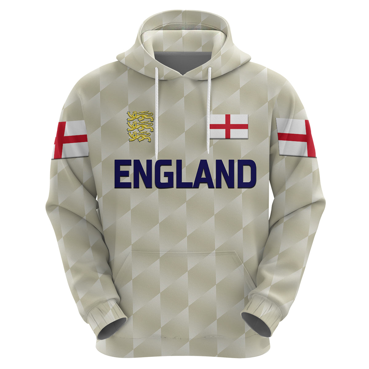Custom England CrickeHoodie Unique Beige LT8