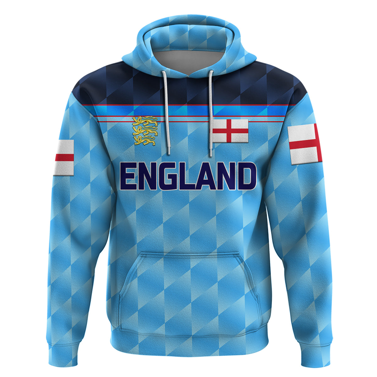 Custom England CrickeHoodie Unique Blue LT8