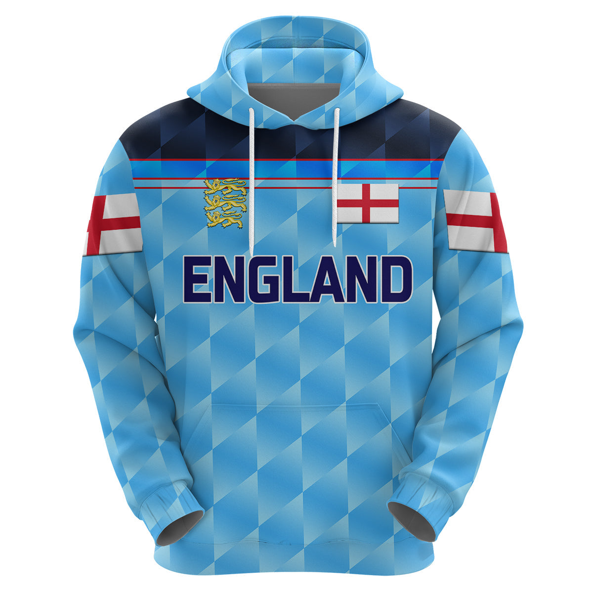 Custom England CrickeHoodie Unique Blue LT8