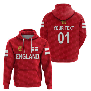 Custom England CrickeHoodie Unique Red LT8