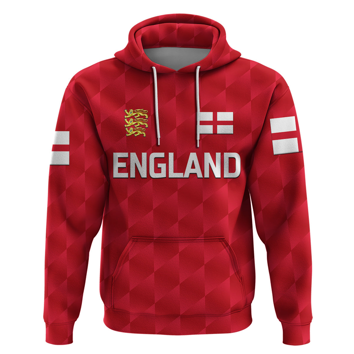 Custom England CrickeHoodie Unique Red LT8
