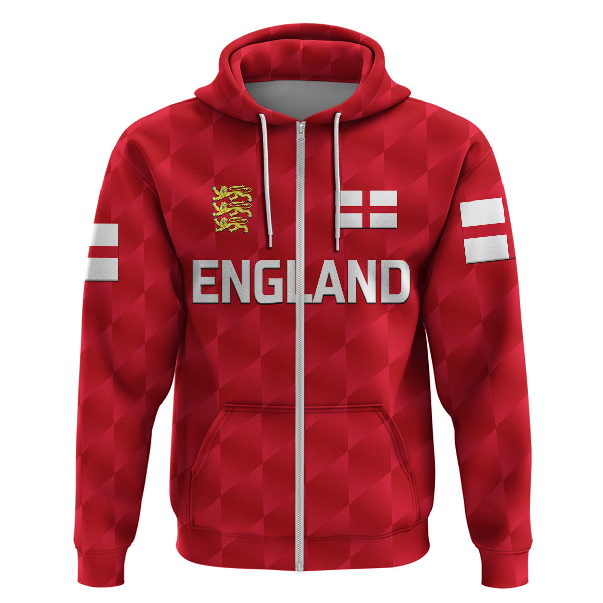 Custom England CrickeHoodie Unique Red LT8