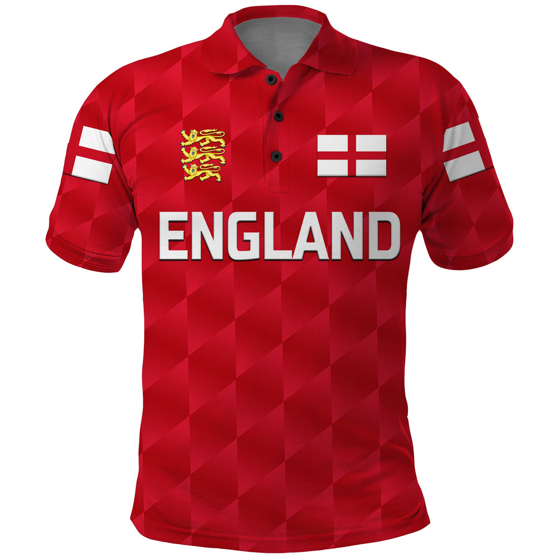 Custom England Cricket Polo Shirt Unique Red LT8