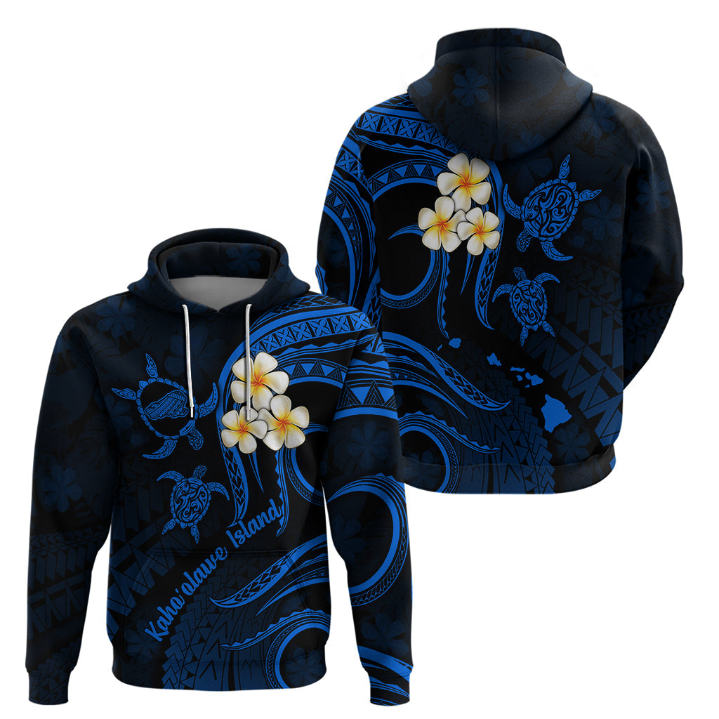 Hawaii Hoodie Kahoolawe Islands Polynesian Sunset Plumeria LT9