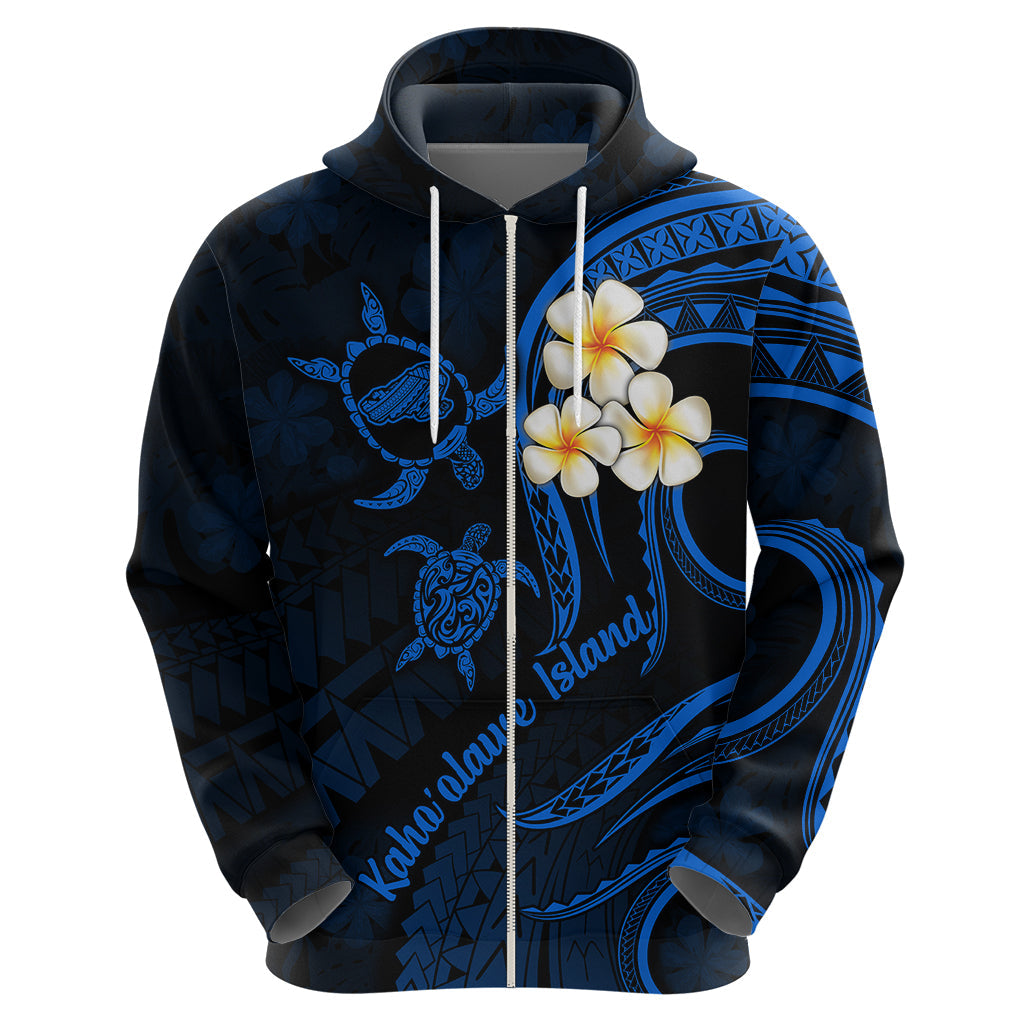 Hawaii Hoodie Kahoolawe Islands Polynesian Sunset Plumeria LT9