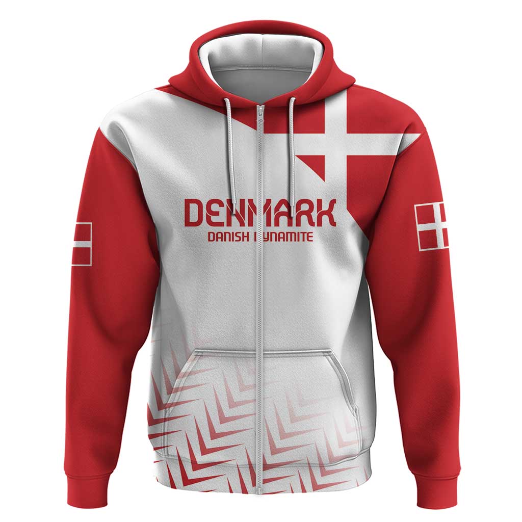 Custom Denmark Football Hoodie Come On Danish Dynamite LT9