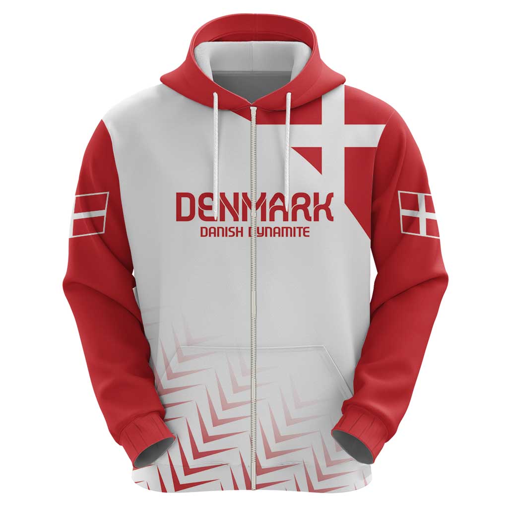 Custom Denmark Football Hoodie Come On Danish Dynamite LT9