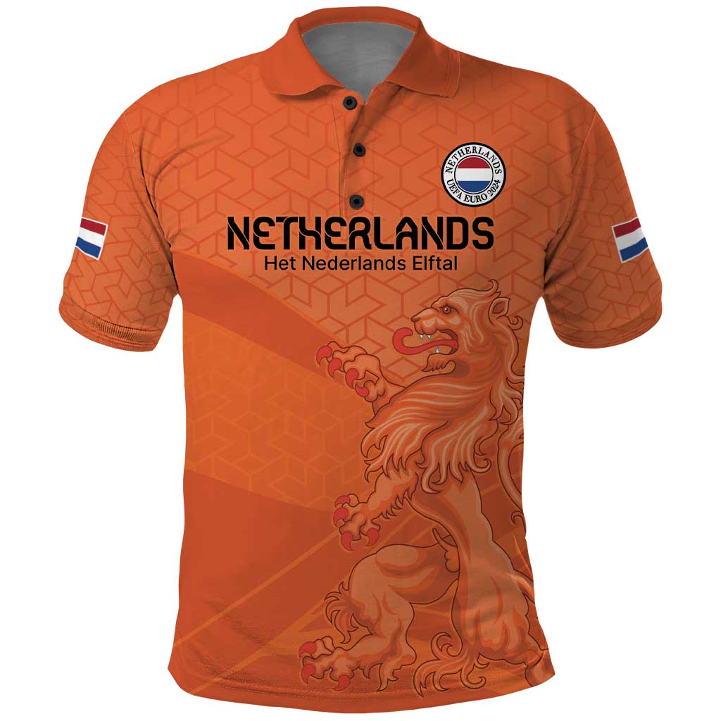 Custom Netherlands Oranje Football Polo Shirt Come On Het Nederlands Elftal LT9