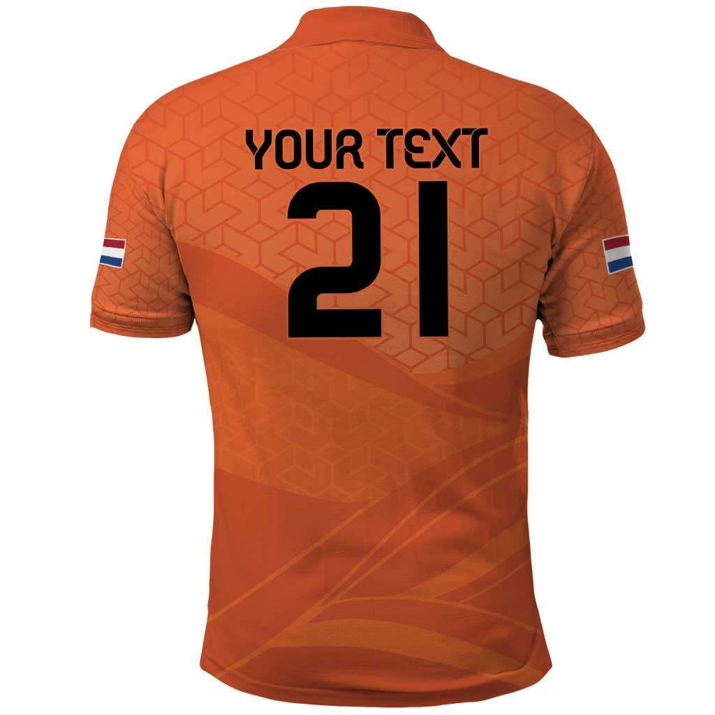 Custom Netherlands Oranje Football Polo Shirt Come On Het Nederlands Elftal LT9