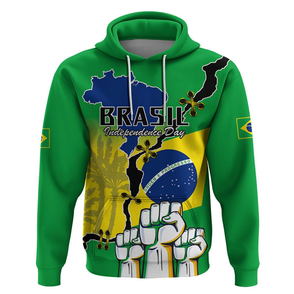 Personalised Brasil Hoodie Feliz Dia da Independencia LT9