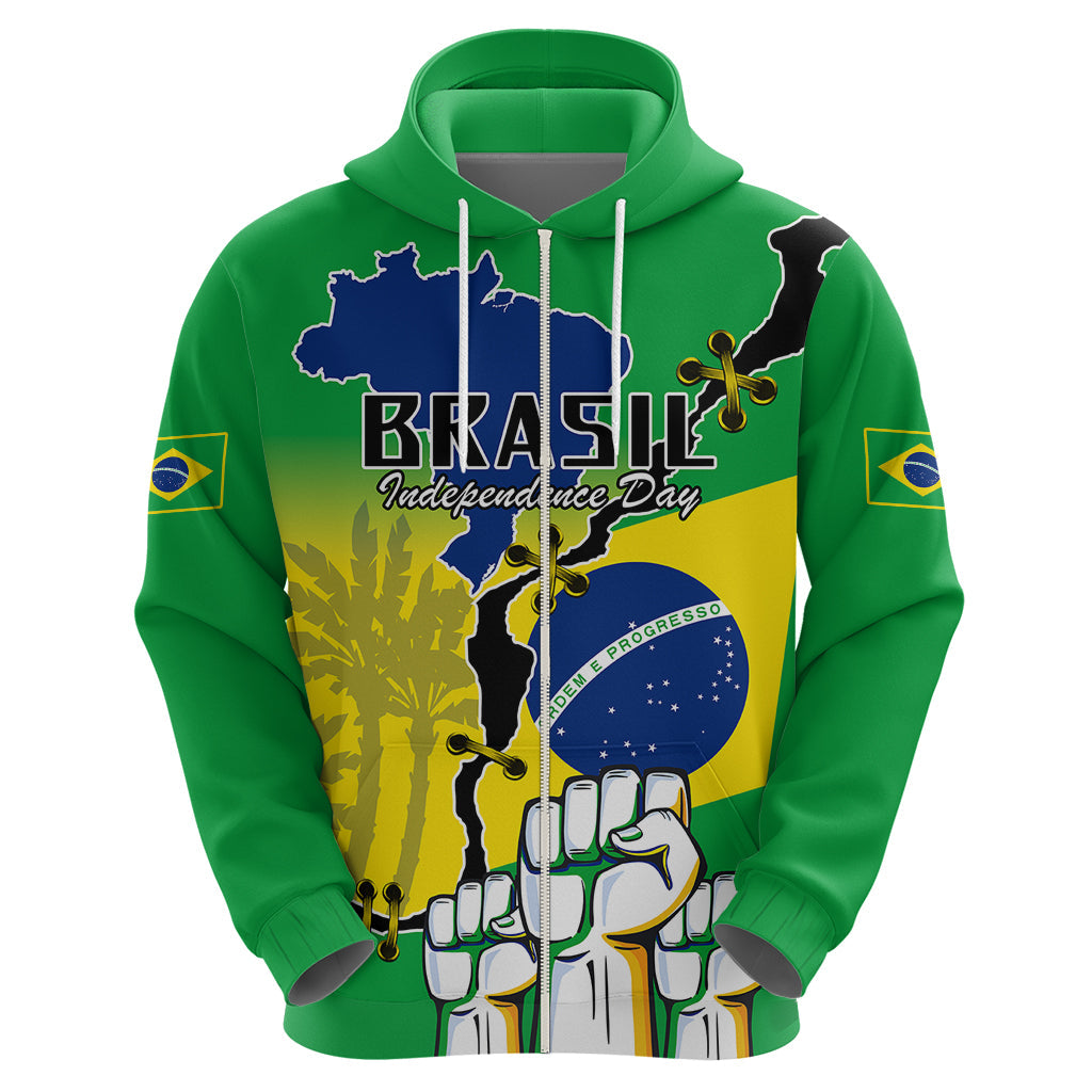 Personalised Brasil Hoodie Feliz Dia da Independencia LT9