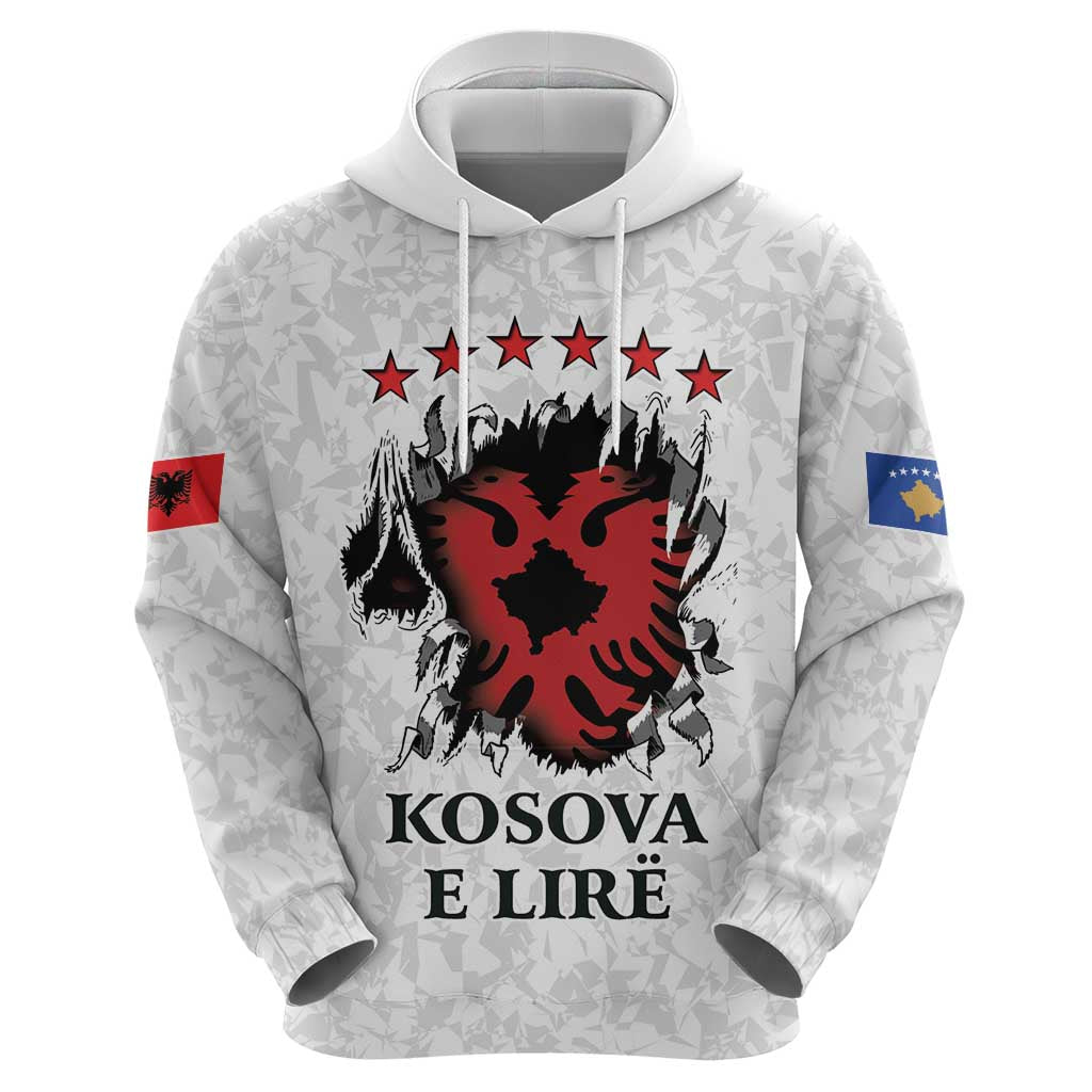 Personalized Kosova E Lire Hoodie Kosova Albanian Flag LT9