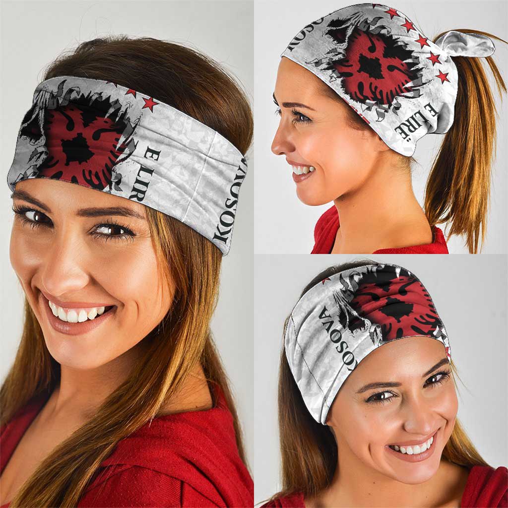 Personalized Kosova E Lire Neck Gaiter Kosova Albanian Flag LT9