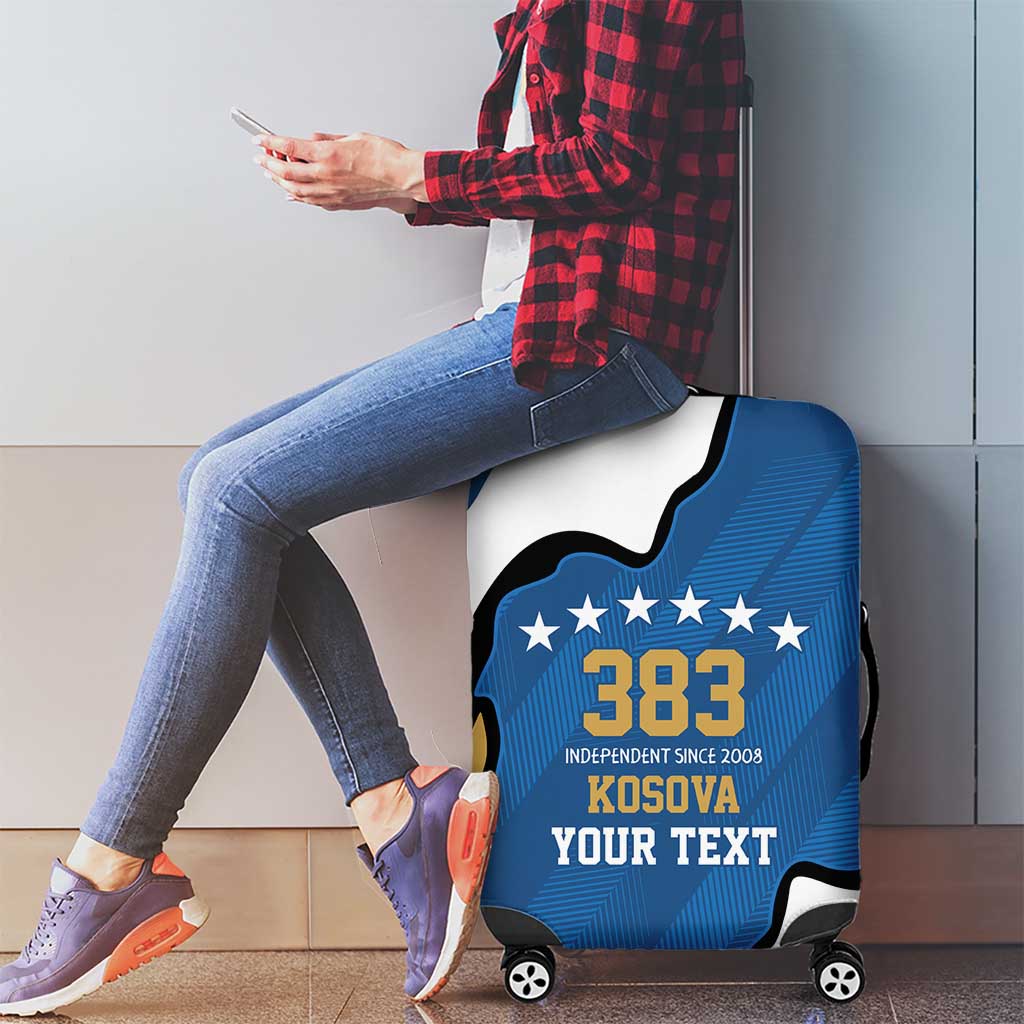 Personalized Kosova Nje Komb Nje Gjak Luggage Cover Kosova 383 Independent Sice 2008 LT9