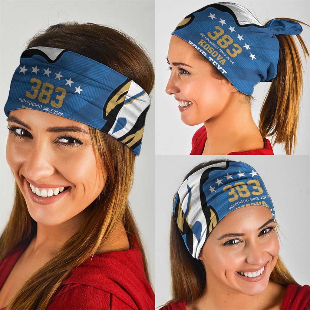 Personalized Kosova Nje Komb Nje Gjak Neck Gaiter Kosova 383 Independent Sice 2008 LT9