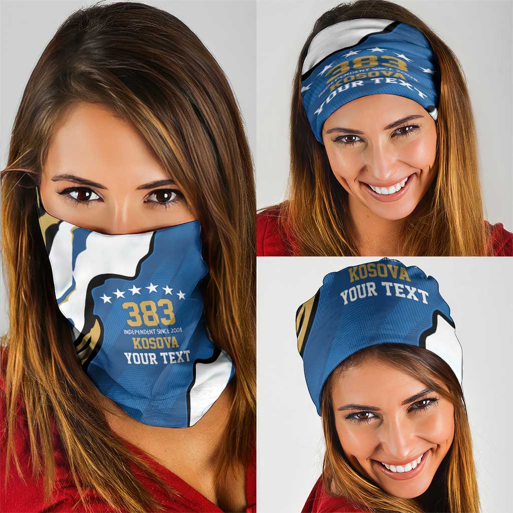 Personalized Kosova Nje Komb Nje Gjak Neck Gaiter Kosova 383 Independent Sice 2008 LT9
