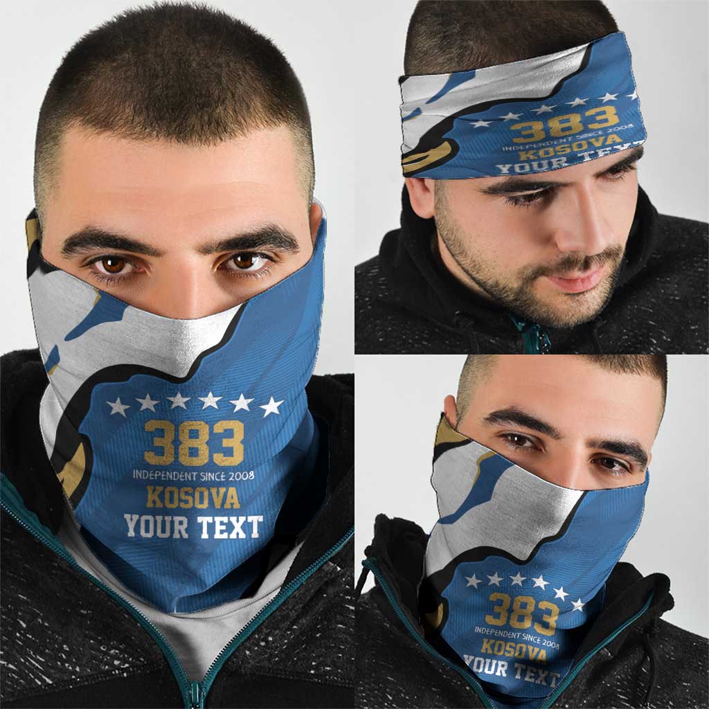 Personalized Kosova Nje Komb Nje Gjak Neck Gaiter Kosova 383 Independent Sice 2008 LT9
