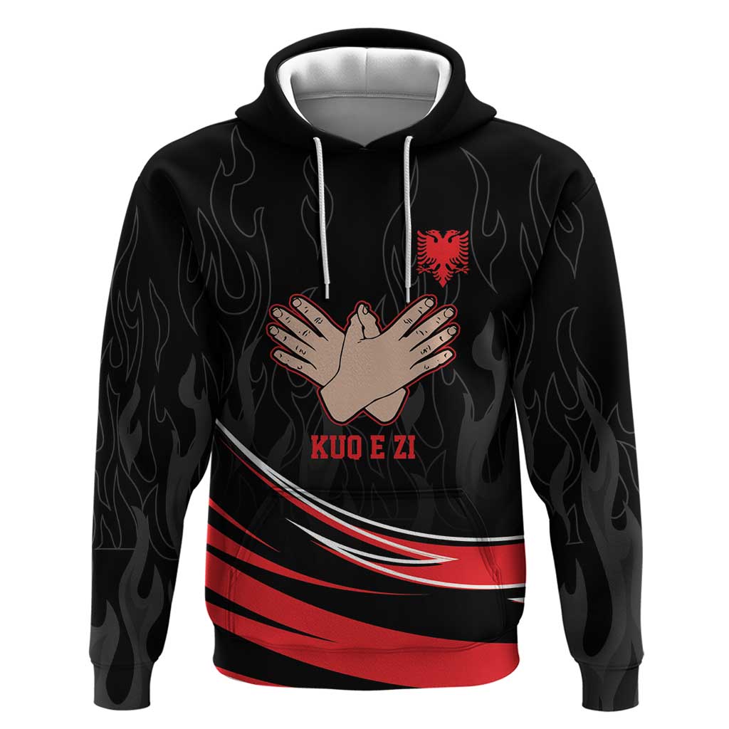 Personalized Shqipe Albania Nation Flag Hoodie Kuq E Zi Tiranaproud Albanian LT9