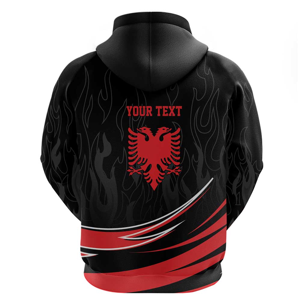 Personalized Shqipe Albania Nation Flag Hoodie Kuq E Zi Tiranaproud Albanian LT9