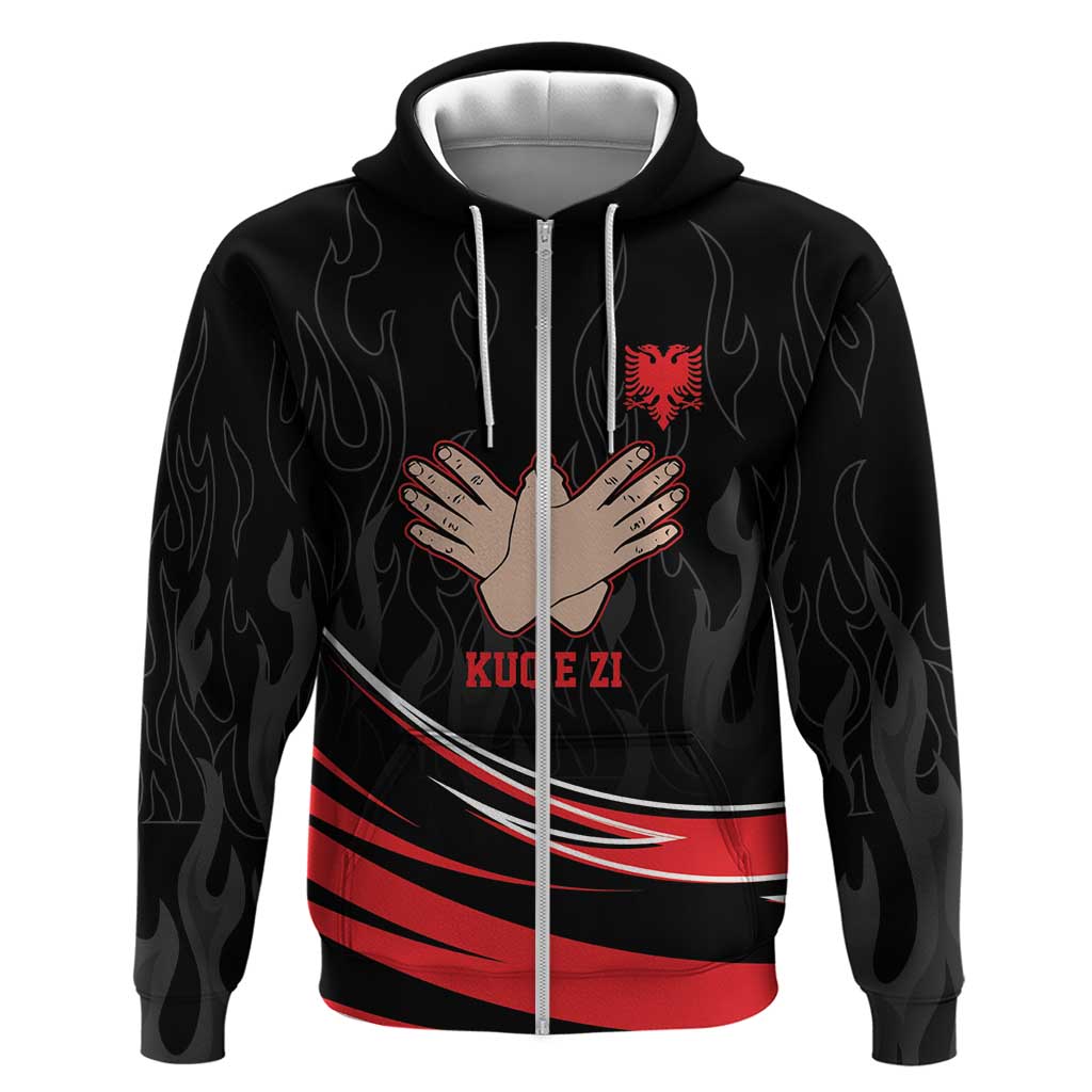 Personalized Shqipe Albania Nation Flag Hoodie Kuq E Zi Tiranaproud Albanian LT9