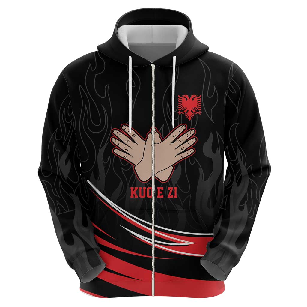 Personalized Shqipe Albania Nation Flag Hoodie Kuq E Zi Tiranaproud Albanian LT9
