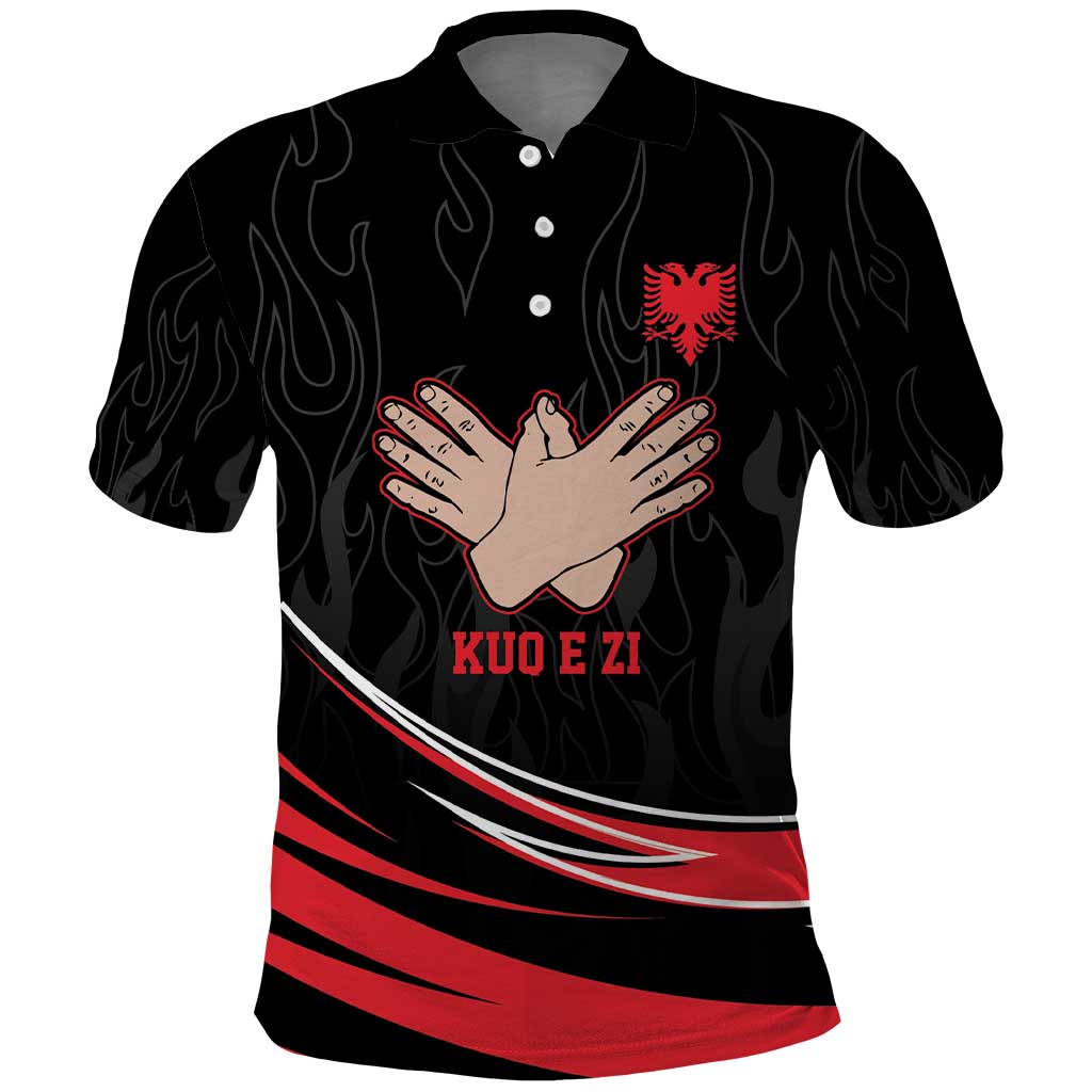 Personalized Shqipe Albania Nation Flag Polo Shirt Kuq E Zi Tiranaproud Albanian LT9