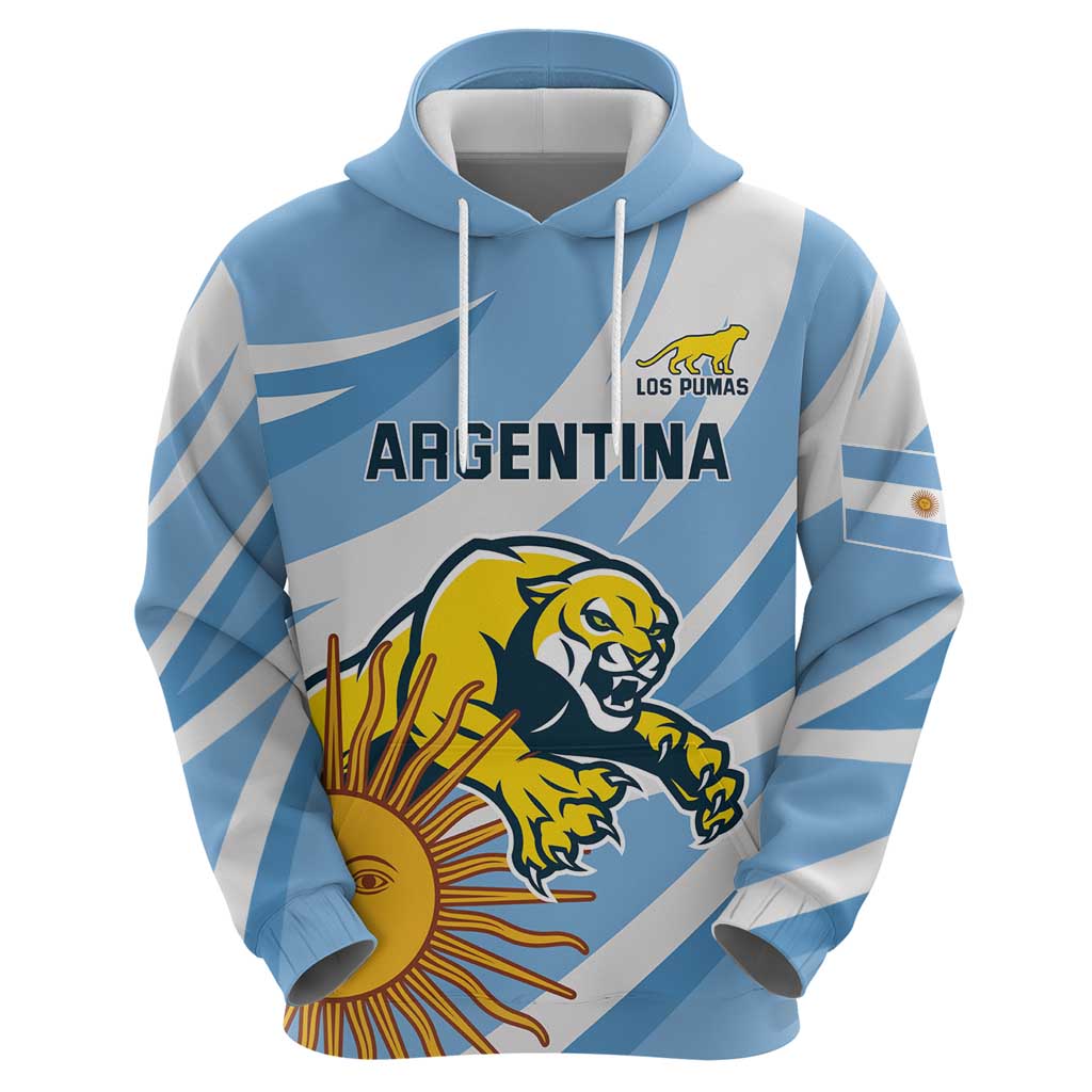 Custom Argentina Rugby Champion Hoodie Los Puma with Sporty Style LT9